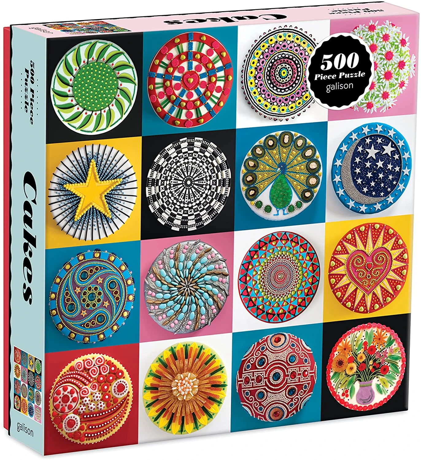 Chronicle Books Cakes 500 Piece Puzzle 3 Chronicle Books Cakes 500 Piece Puzzle