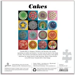 Chronicle Books Cakes 500 Piece Puzzle 15 Chronicle Books Cakes 500 Piece Puzzle -Calendars Store 202300012510 ALT3