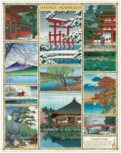 Japanese Woodblock 1000 Piece Puzzle 7 Japanese Woodblock 1000 Piece Puzzle -Calendars Store 202300015970 ALT2