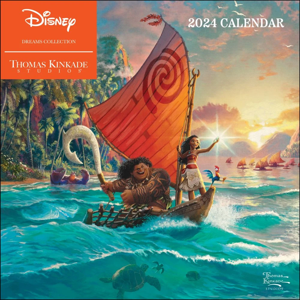 Kinkade Disney Collection 2024 Wall Calendar 3 Kinkade Disney Collection 2024 Wall Calendar