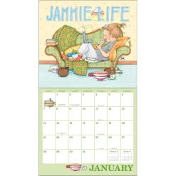 Mary Engelbreit's 2024 Wall Calendar: A Little Pick ME Up -Calendars Store 202400002047 ALT2
