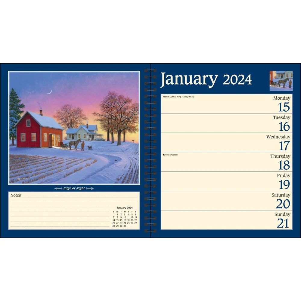 Country Seasons Sloane 2024 Planner 6 Country Seasons Sloane 2024 Planner - Image 4