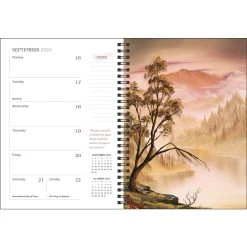 Bob Ross 2024 Planner -Calendars Store 202400002149 ALT3