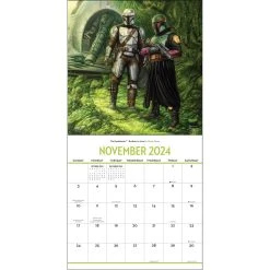 Mandalorian By Kinkade 2024 Wall Calendar W/Print -Calendars Store 202400002209 ALT4