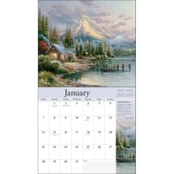 Kinkade Collectors Edition 2024 Wall Calendar -Calendars Store 202400002225 ALT2