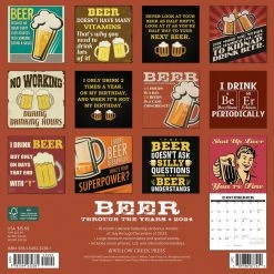 Beer 2024 Wall Calendar 8 Beer 2024 Wall Calendar -Calendars Store 202400003718 ALT1