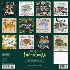 American Farmhouse 2024 Wall Calendar -Calendars Store 202400003950 ALT1