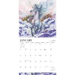 Unicorns Burrier 2024 Wall Calendar -Calendars Store 202400003989 ALT2