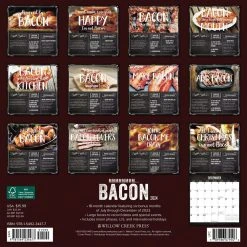 MMMMMMMM Bacon 2024 Wall Calendar -Calendars Store 202400004114 ALT1