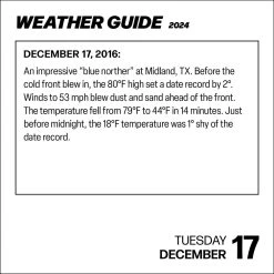Weather Guide 2024 Desk Calendar -Calendars Store 202400007793 ALT2
