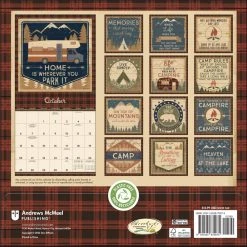 Happy Campers 2024 Wall Calendar -Calendars Store 202400007828 ALT1