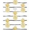 Golden Pineapples Monthly 2024 Planner -Calendars Store 202400009428