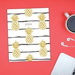Golden Pineapples Monthly 2024 Planner -Calendars Store 202400009428 ALT3