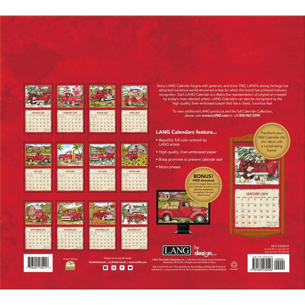 Truckin Along Special Edition 2024 Wall Calendar 4 Truckin Along Special Edition 2024 Wall Calendar - Image 2