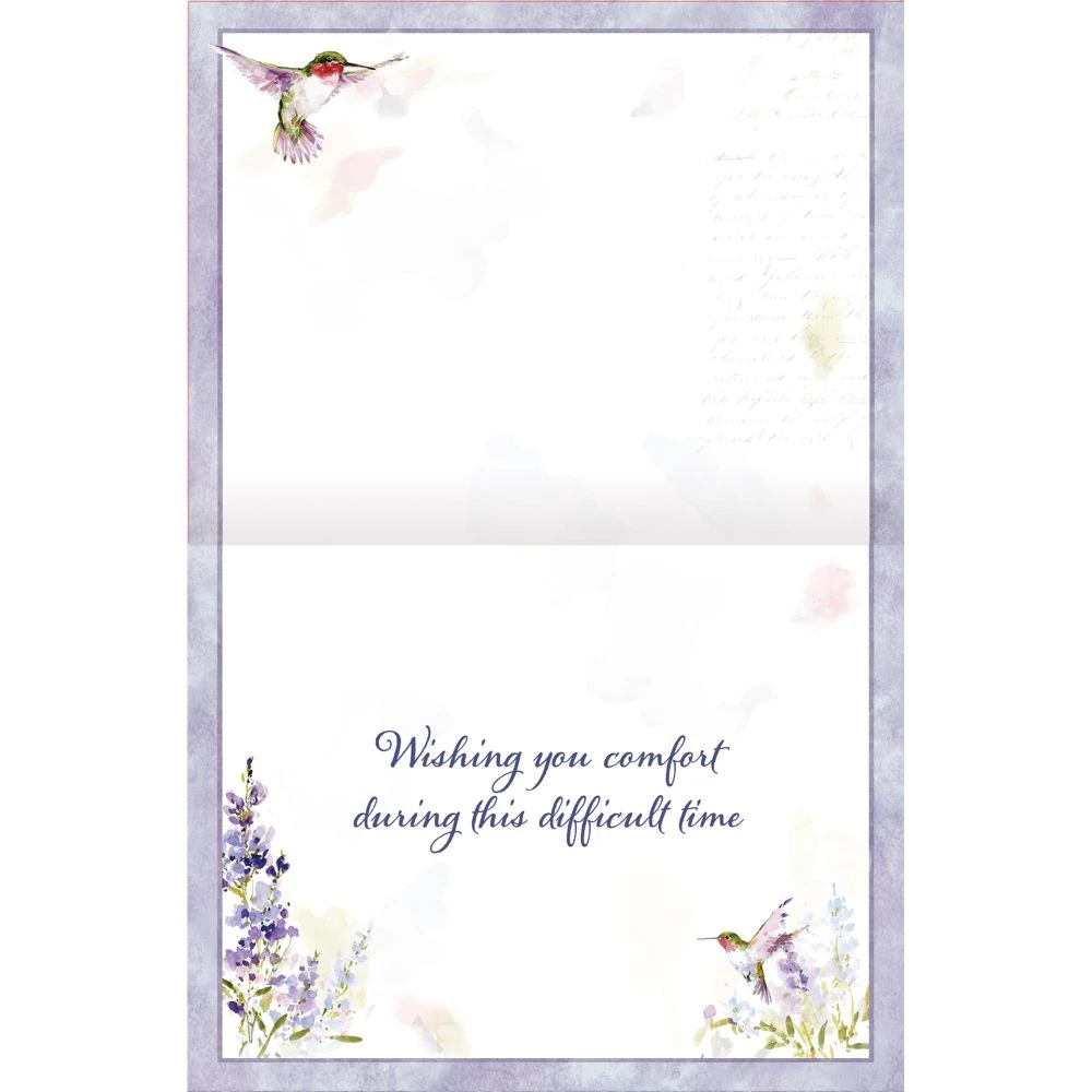 Hummingbird Sympathy Assorted Boxed Note Cards 7 Hummingbird Sympathy Assorted Boxed Note Cards - Image 5