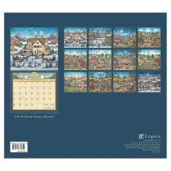 Folk Art White 2024 Wall Calendar -Calendars Store 2f6d7079 bc97 4bc9 85ae d6c213f3c14d