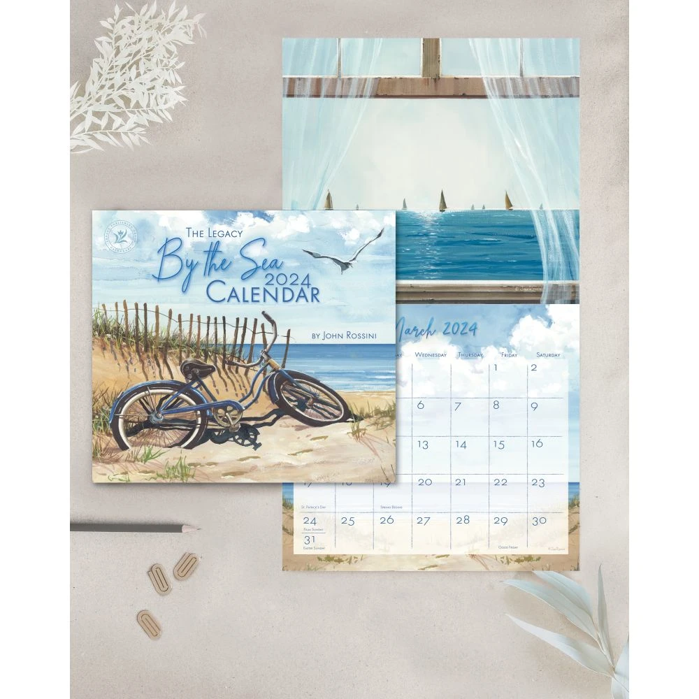 By The Sea 2024 Wall Calendar 6 By The Sea 2024 Wall Calendar - Image 4