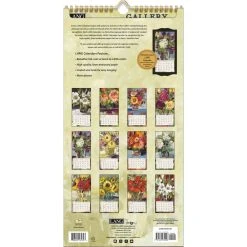 Gallery Florals Vertical 2024 Wall Calendar -Calendars Store 32cb9a46 3399 4ace 9e65 92625d68f30d