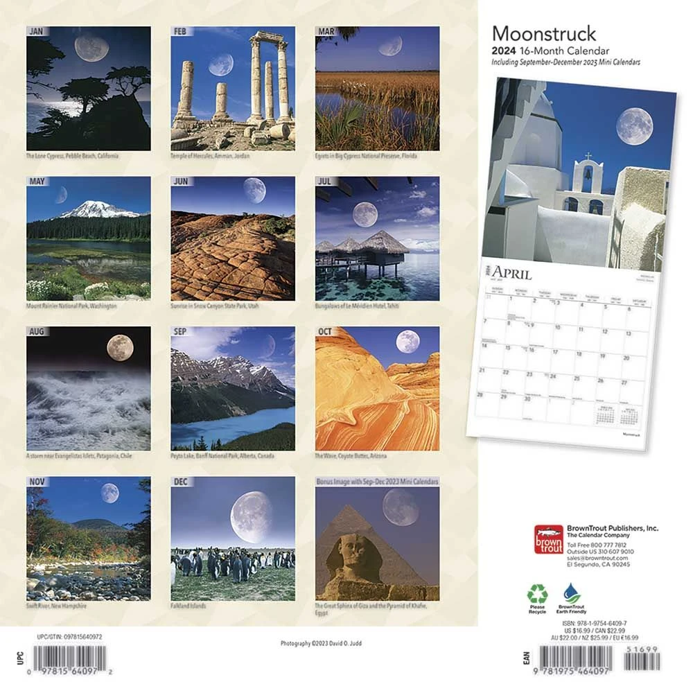 Moons 2024 Wall Calendar 4 Moons 2024 Wall Calendar - Image 2