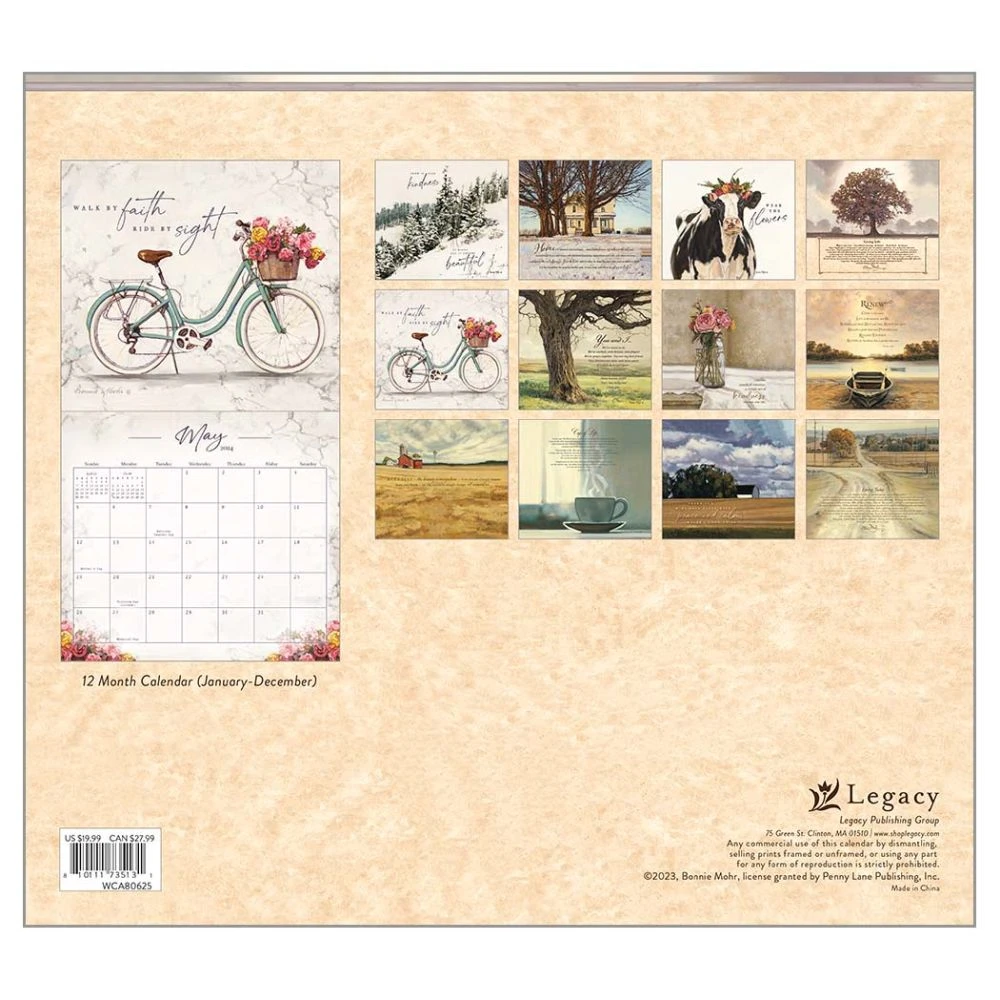 Living Life 2024 Wall Calendar 4 Living Life 2024 Wall Calendar - Image 2