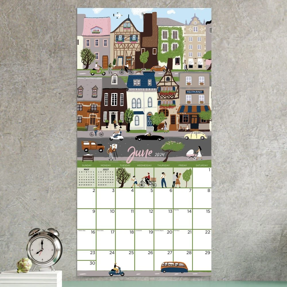 Folk Love 2024 Wall Calendar 6 Folk Love 2024 Wall Calendar - Image 4