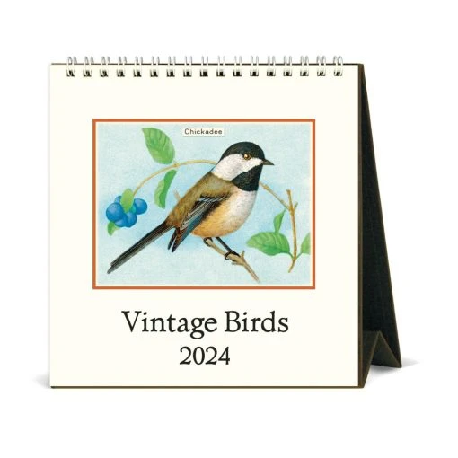 Birds Vintage 2024 Easel Desk Calendar -Calendars Store 4497d1ad ec61 4b50 b8e3 0781460193d1