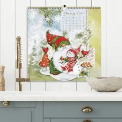 Garden Gnomes Die Cut Spiral 2024 Wall Calendar -Calendars Store 4c6b7954 367c 4c4e a42c c69c631a1cd2