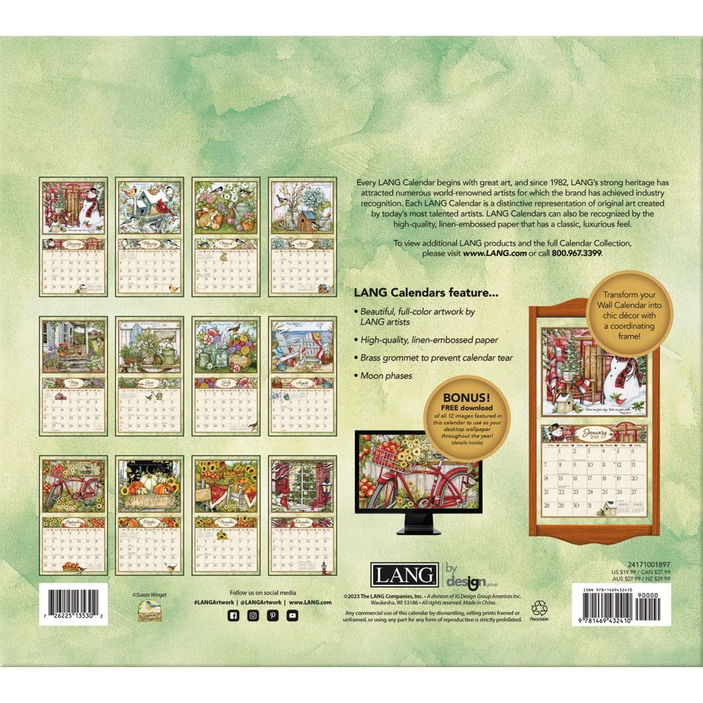 Bountiful Blessings Special Edition 2024 Wall Calendar 4 Bountiful Blessings Special Edition 2024 Wall Calendar - Image 2