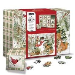 Woodland Snowman Christmas Countdown Puzzle