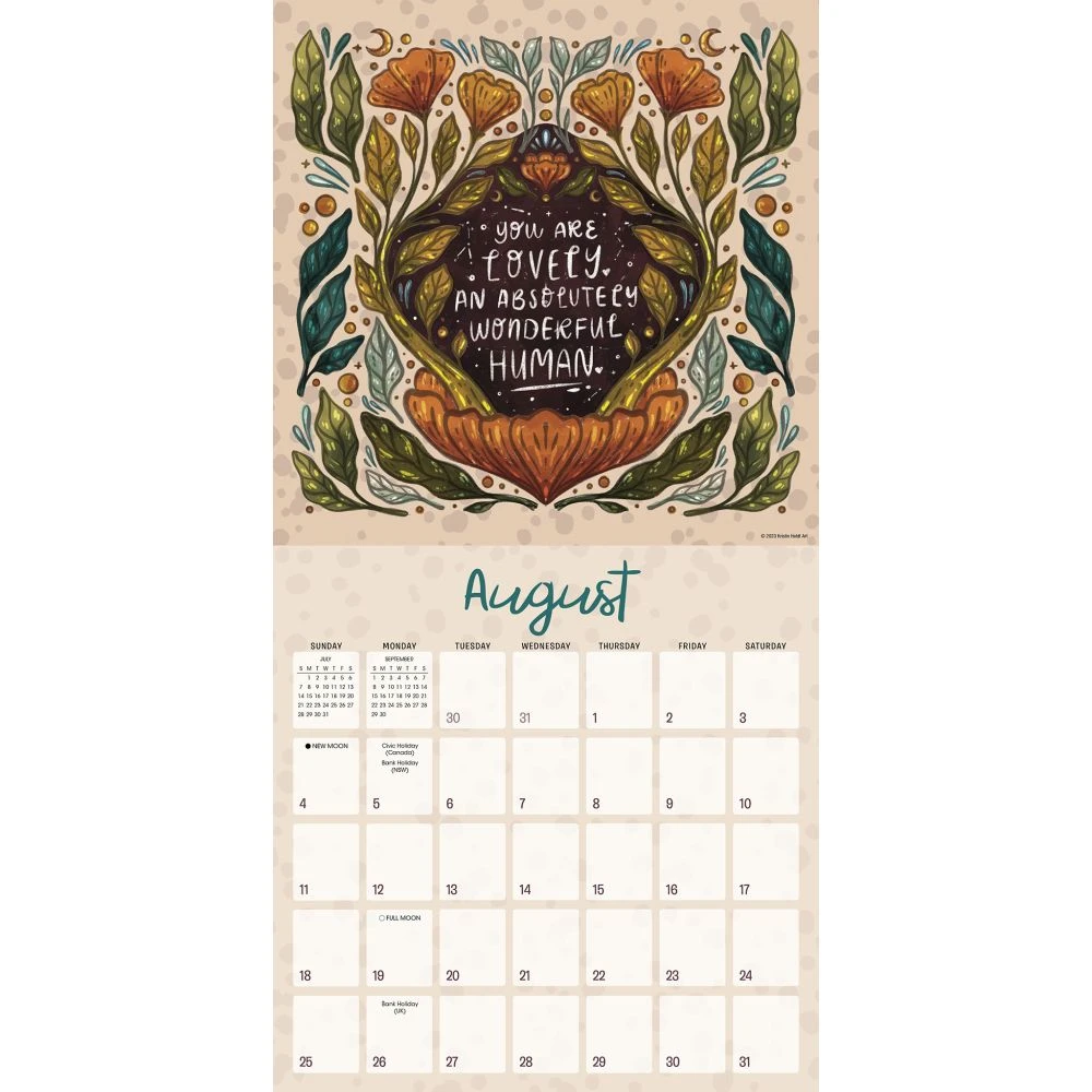 Nature And Hope 2024 Wall Calendar 6 Nature And Hope 2024 Wall Calendar - Image 4