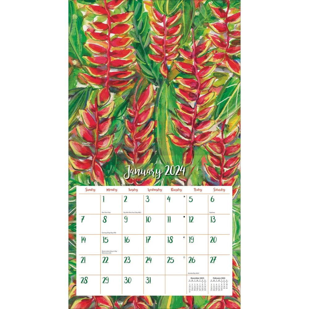 Lush Life 2024 Wall Calendar 7 Lush Life 2024 Wall Calendar - Image 5