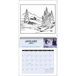 Bob Ross Coloring 2024 Wall Calendar -Calendars Store 5209c583 3341 4799 958e dc1f52cda97c