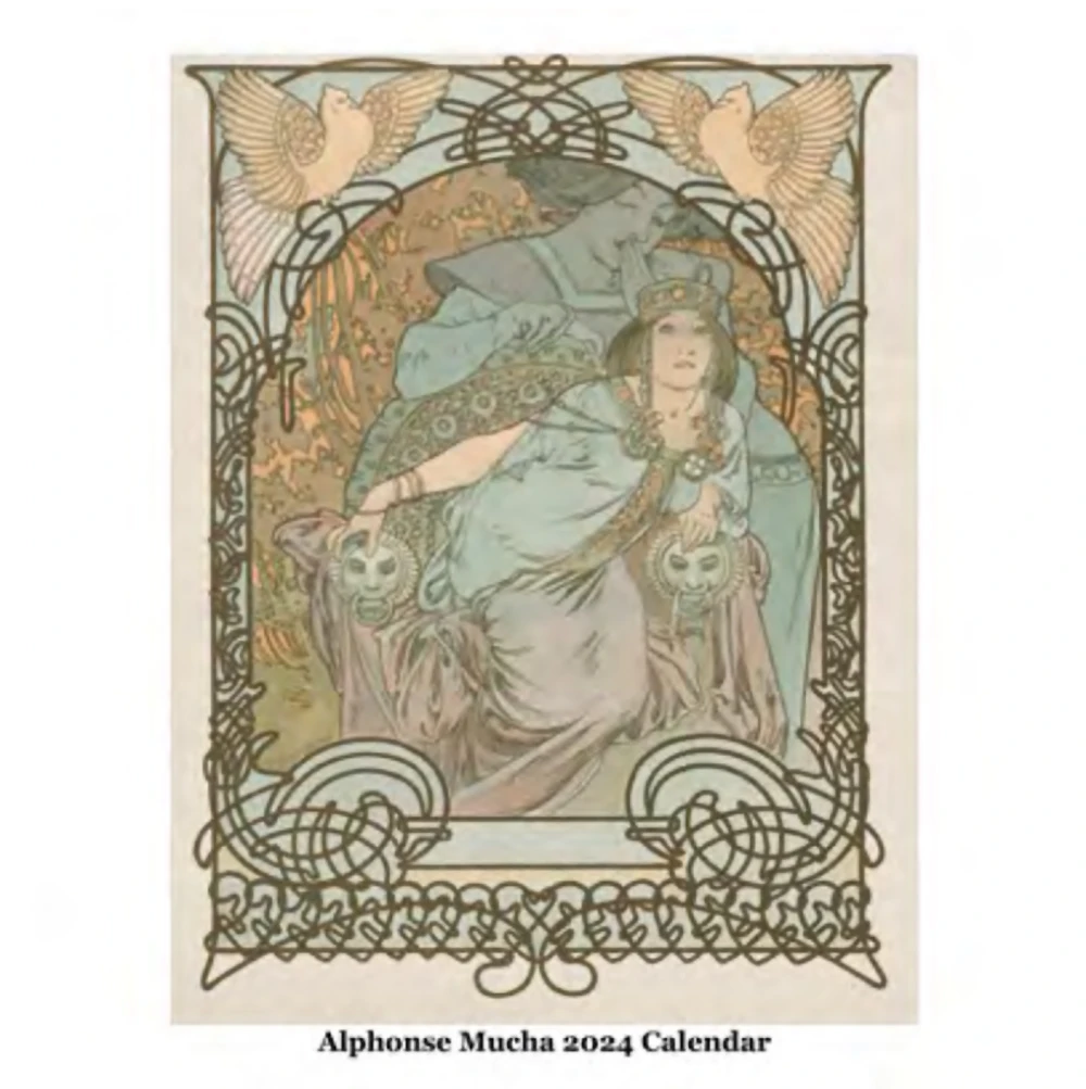 Mucha 2024 Easel Calendar 3 Mucha 2024 Easel Calendar