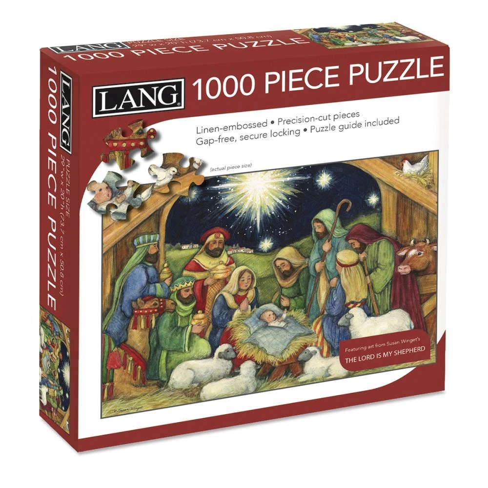 Nativity 1000 Piece Puzzle By Susan Winget 3 Nativity 1000 Piece Puzzle By Susan Winget