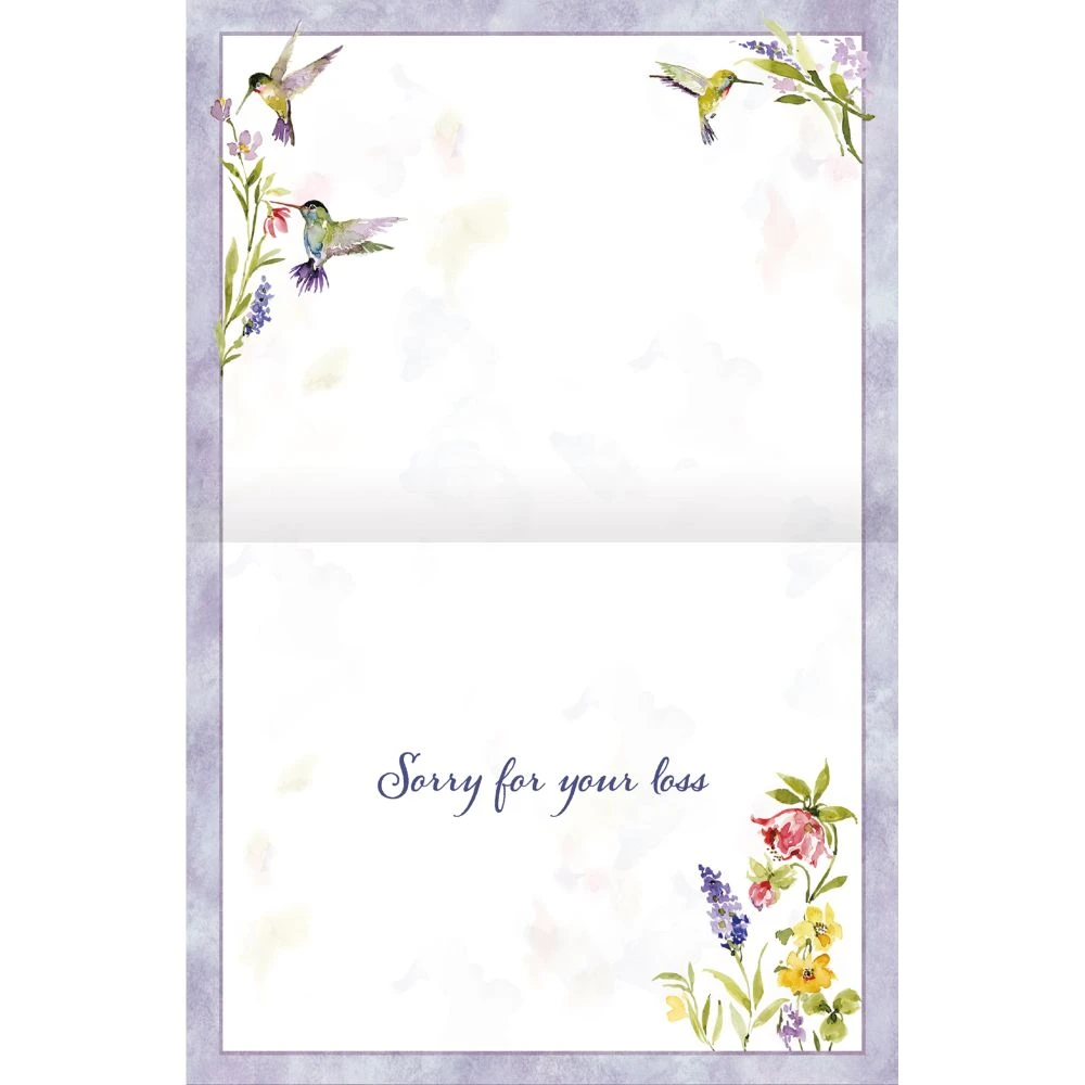 Hummingbird Sympathy Assorted Boxed Note Cards 9 Hummingbird Sympathy Assorted Boxed Note Cards - Image 7