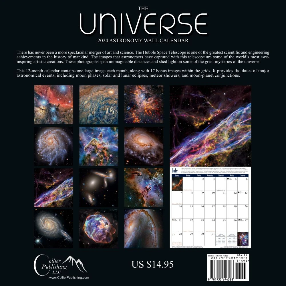 Universe Astronomy 2024 Wall Calendar 4 Universe Astronomy 2024 Wall Calendar - Image 2