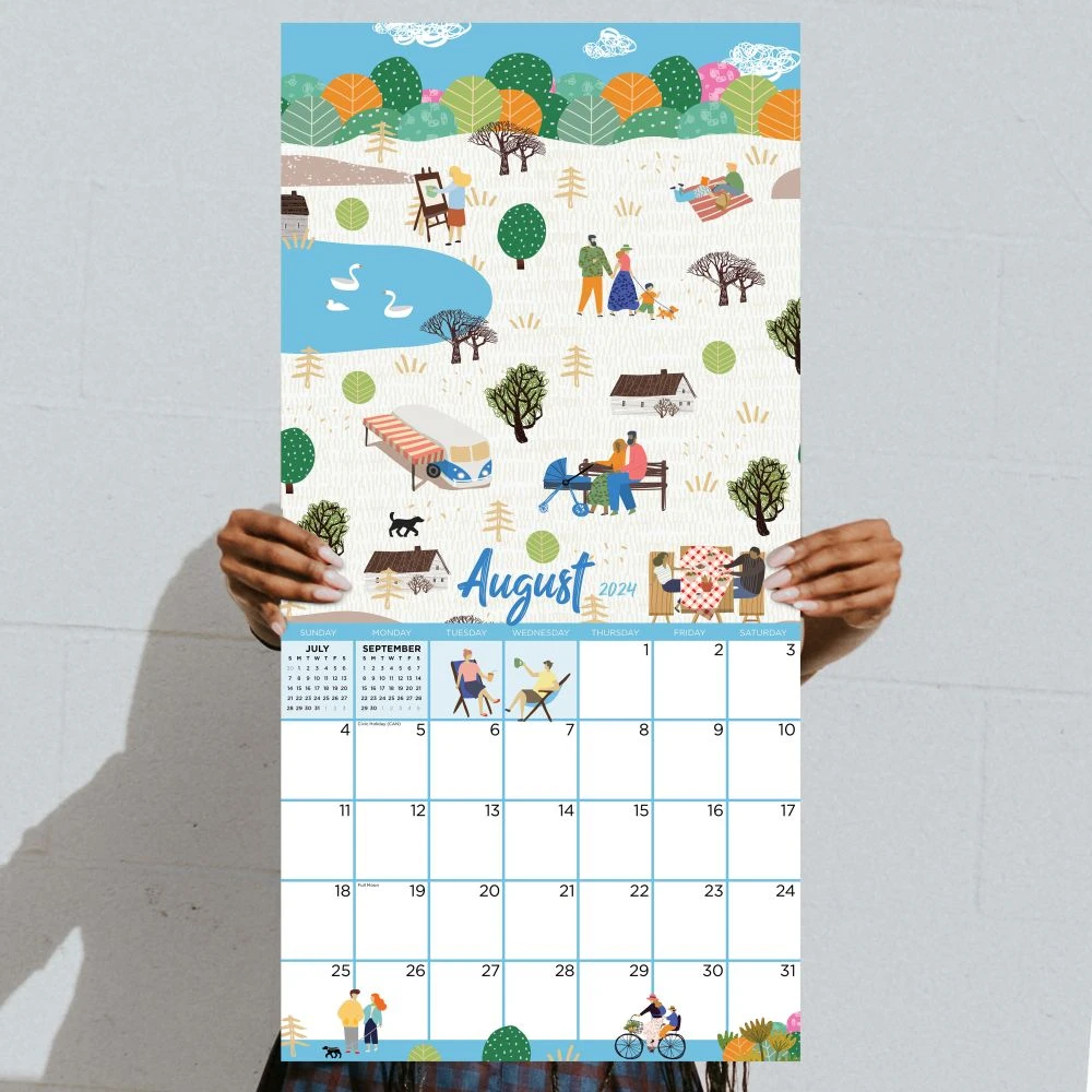 Folk Love 2024 Wall Calendar 7 Folk Love 2024 Wall Calendar - Image 5