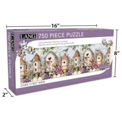 Birdhouse Garden 750 Piece Puzzle (Panoramic) By Susan Winget -Calendars Store 5aeed7f0 3642 4f9b 8a19 37df47aafb15