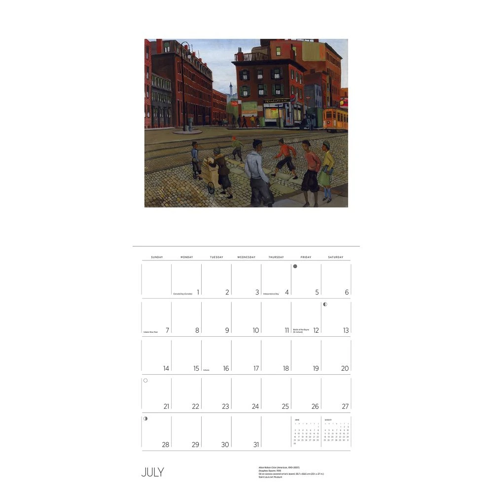 African American Art 2024 Wall Calendar 5 African American Art 2024 Wall Calendar - Image 3