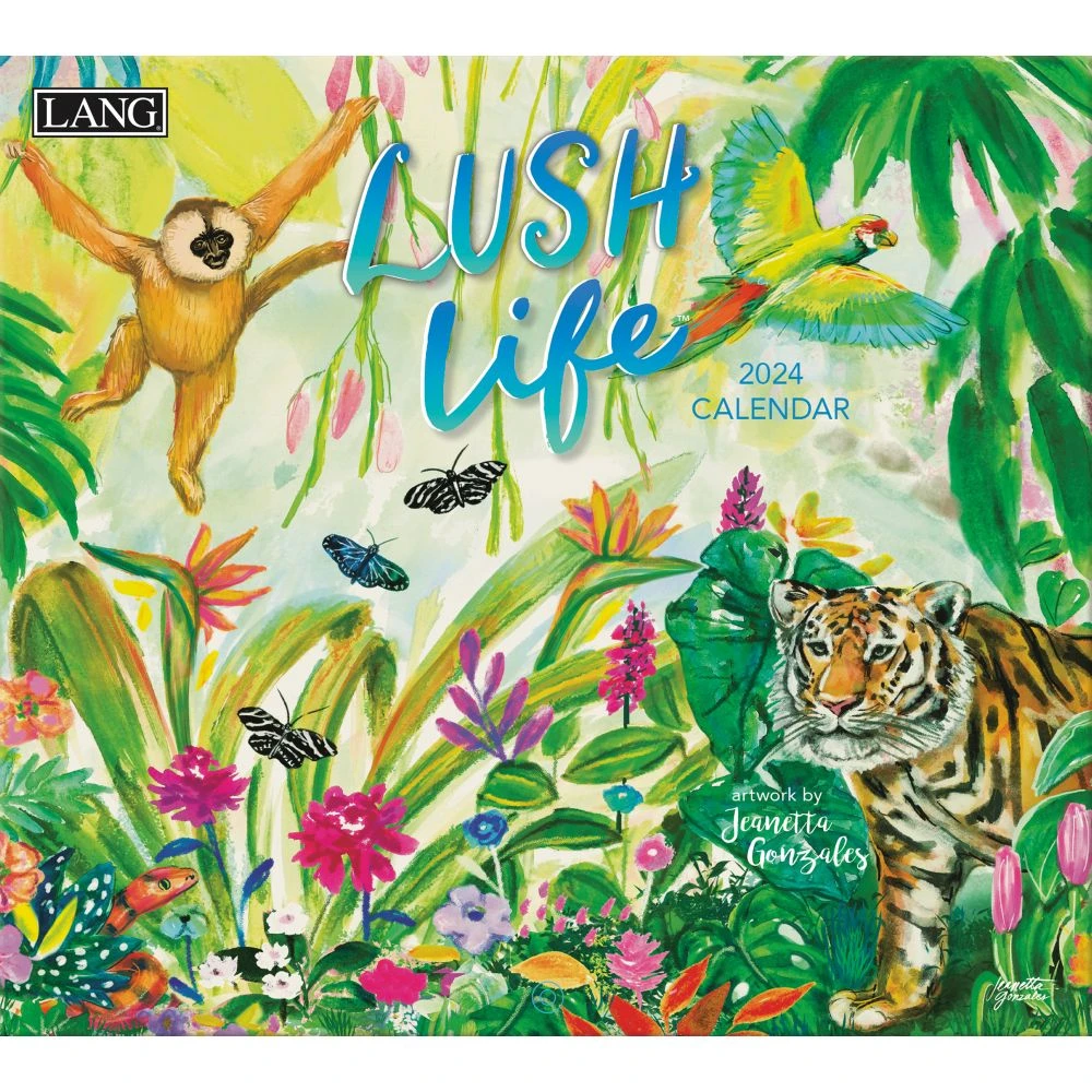 Lush Life 2024 Wall Calendar 4 Lush Life 2024 Wall Calendar - Image 2