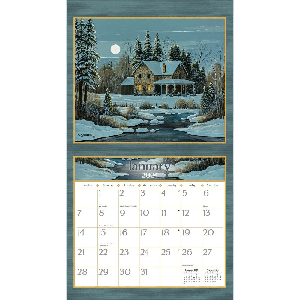 Road Home 2024 Wall Calendar 5 Road Home 2024 Wall Calendar - Image 3