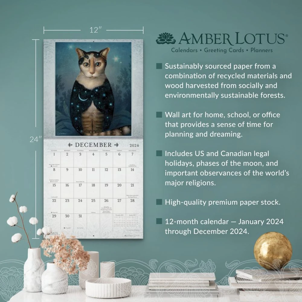Curious World Welz-Stein 2024 Wall Calendar 7 Curious World Welz-Stein 2024 Wall Calendar - Image 5