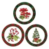 Home For Christmas Appetizer Plate Set -Calendars Store 66d05ab8 8140 4a86 945d 509854a52c2d