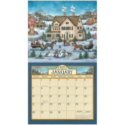 Folk Art White 2024 Wall Calendar -Calendars Store 67319754 494d 4057 9b22 f05341385ce4