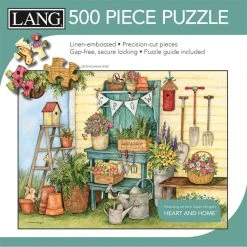 Potter's Bench 500 Piece Puzzle By Susan Winget -Calendars Store 691f0051 ecce 4a80 9f2f a84c32216f7c