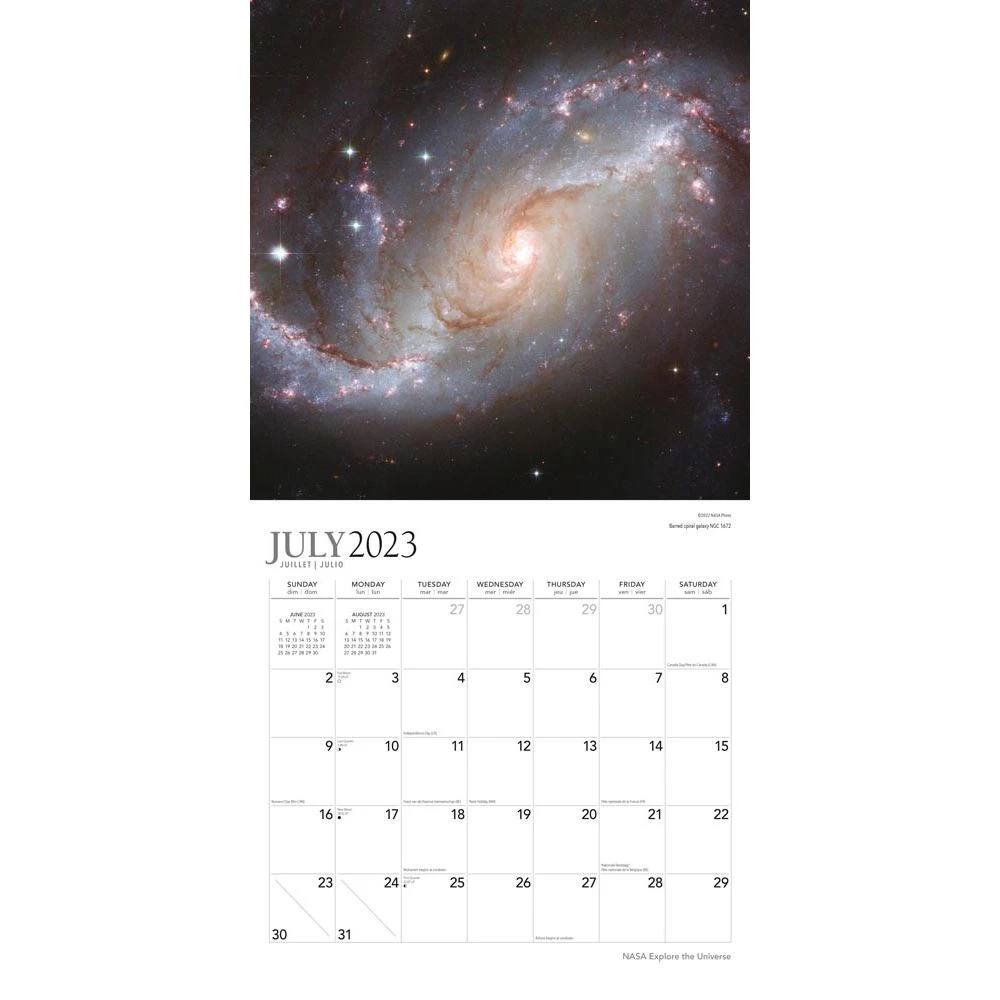 NASA Explore Universe 2024 Wall Calendar 5 NASA Explore Universe 2024 Wall Calendar - Image 3