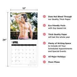 Hot Guys 2024 Wall Calendar -Calendars Store 6a05d6e9 a45d 443b 8f4b 3fb82e9bd581