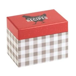 Home Cooked Recipe File Box