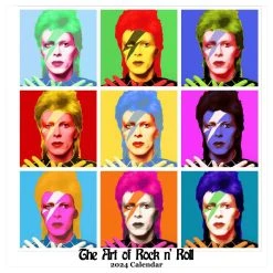 Art Of Rock And Roll 2024 Wall Calendar