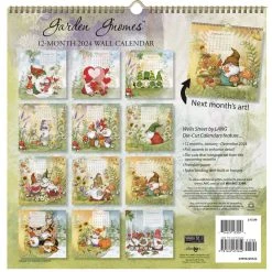 Garden Gnomes Die Cut Spiral 2024 Wall Calendar -Calendars Store 6ec2489c 0d1a 4497 b6f1 1db0198b94e2